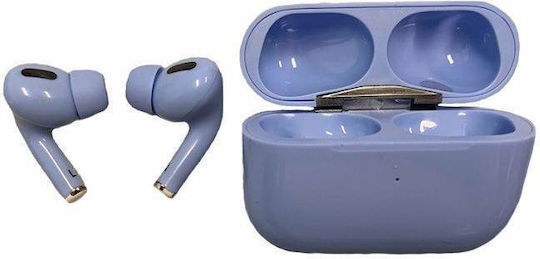 Wireless PRO In-ear Bluetooth Handsfree Ακουστικά με Αντοχή στον Ιδρώτα και Θήκη Φόρτισης Μπλε