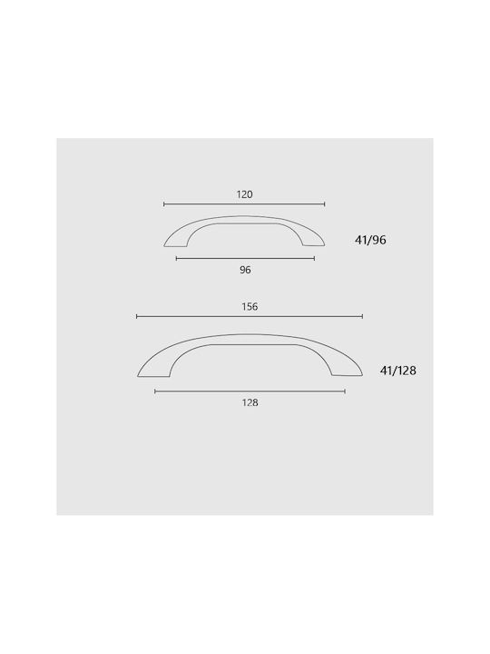 Zogometal 41 Mâner Mobilier din Metal Bronz cu Distanța între Centre 96mm 16541 615 1buc