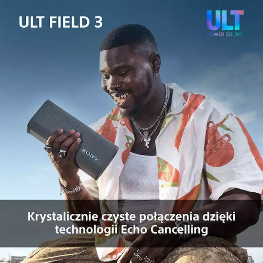 Sony ULT FIELD 3 Wasserdicht Bluetooth-Lautsprecher 27W mit Akkulaufzeit bis zu 24 Stunden Schwarz