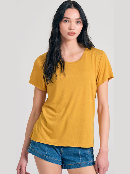 Γυναικείο T-shirt Κίτρινο
