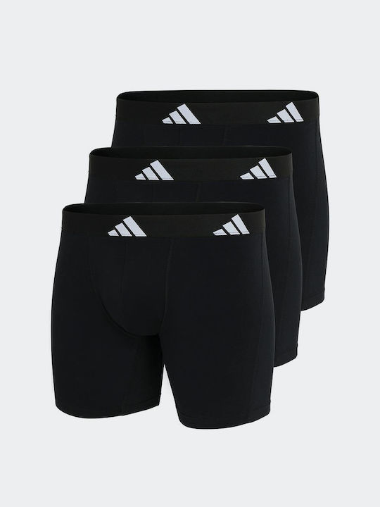 Active Flex Мъжки боксерки Черни 3Опаковка