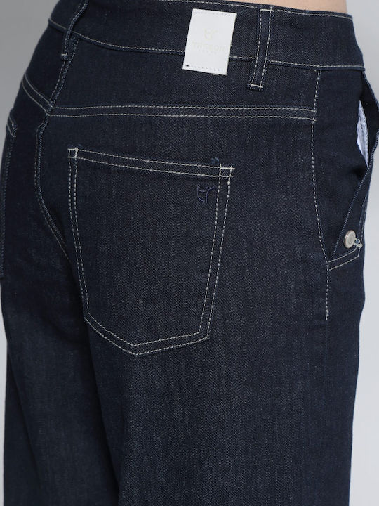 Γυναικείο Jean Παντελόνι σε Wide Γραμμή Navy