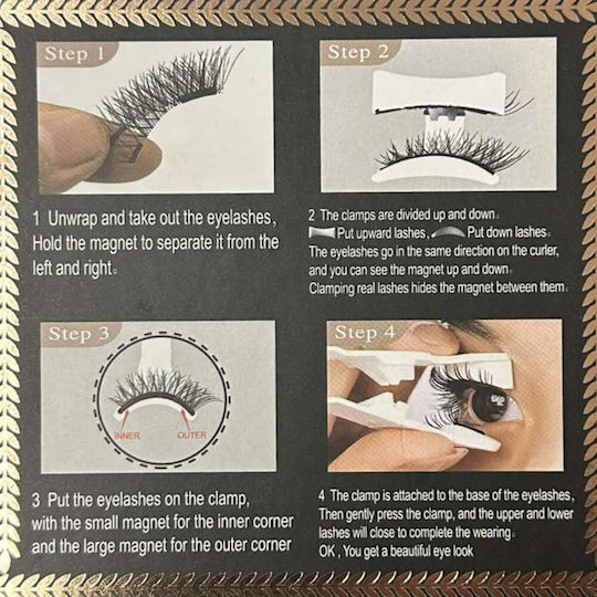 Magnetische Wimpern Schwarz