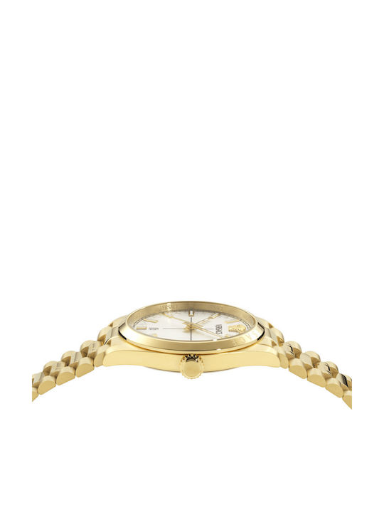 Versace Millenium Gent Ανδρικό Ρολόι Μπαταρίας με Χρυσό Μεταλλικό Μπρασελέ