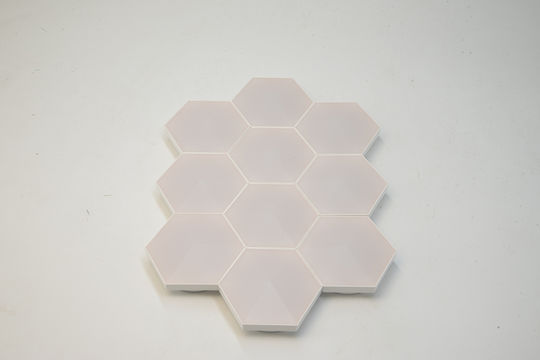 Διακοσμητικό Φωτιστικό Smart LED RGB Hexagon