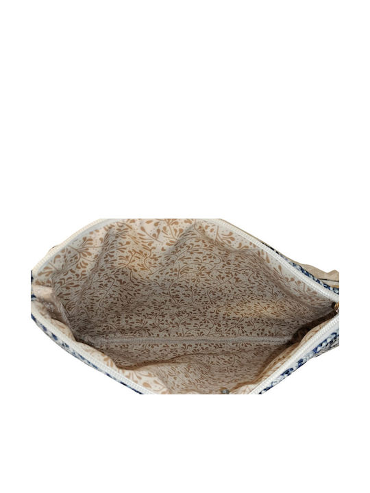 Straw Women's Bag Crossbody Blue