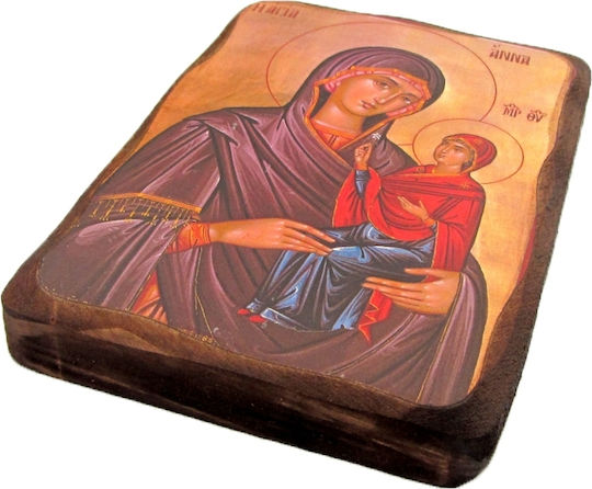 Ξυλινη Εικονα Αγια Αννα 2απ 20x15cm