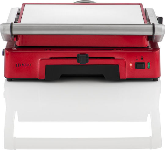 Gruppe Sandwich Maker Grill with Removable Plates 2000W Red