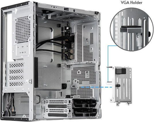 Chieftec BS-20B-OP Midi Tower Κουτί Υπολογιστή Μαύρο