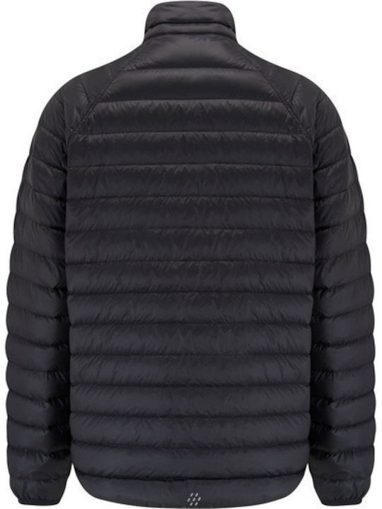 Μπουφάν Puffer Αδιάβροχο Διπλής Όψης Black Charcoal