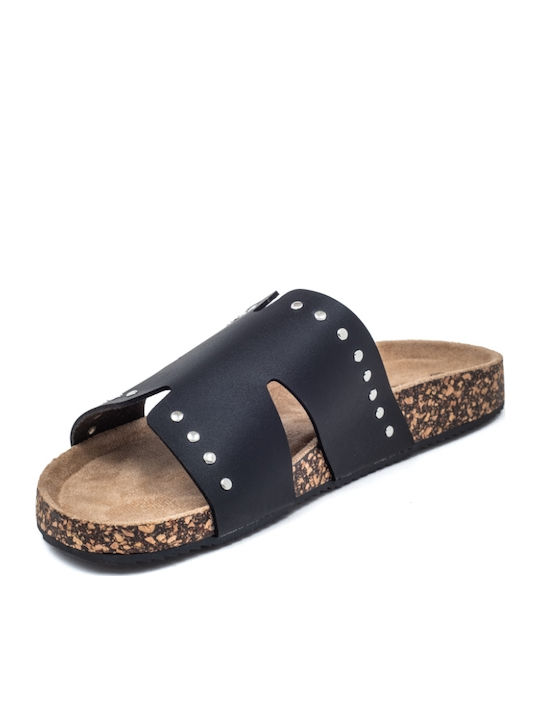 Flache Sandalen für Damen Flatforms in Schwarz Farbe