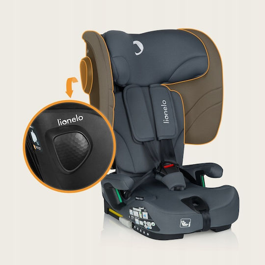 Lionelo Nelly Baby Car Seat i-Size with Isofix Gray Graphite 9-36 kg