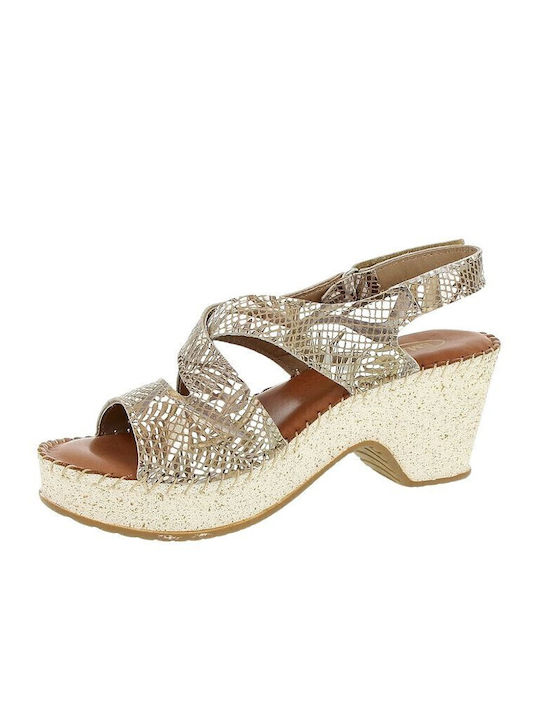 Sandalen Beige