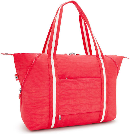Kipling 58cm Σακ Βουαγιάζ Κόκκινο Υφασμάτινο 20x32εκ.