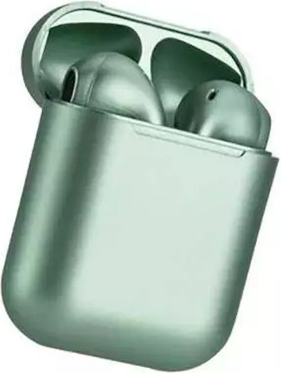 Earbud Bluetooth хендсфри Слушалки с Кутийка за Зареждане Зелен