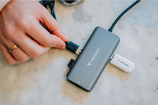 Verbatim 64GB USB 2.0 Stick με σύνδεση USB-C Λευκό