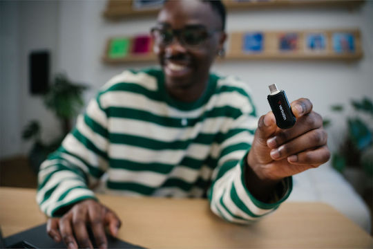 Verbatim 64GB USB 3.2 Stick with connection USB-C Black