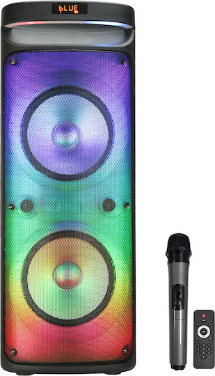 Karaoke Speaker with Wireless Microphone and Lighting Effects SM-1022 Black
