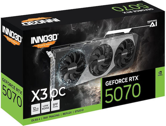 Inno 3D GeForce RTX 5070 12GB GDDR7 X3 OC Κάρτα Γραφικών