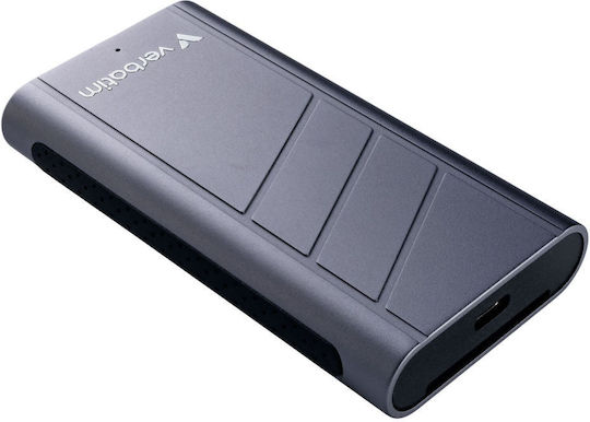 Verbatim TurboMetal USB-C Външен SSD 2TB 2.5" Черен
