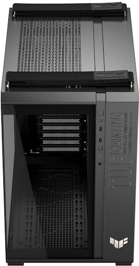 Asus TUF Gaming GT502 Horizon ARGB Midi Tower Κουτί Υπολογιστή με Πλαϊνό Παράθυρο Black Edition