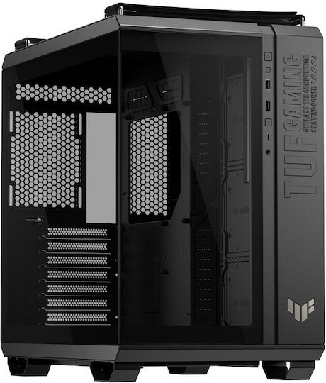 Asus TUF Gaming GT502 Horizon ARGB Midi Tower Κουτί Υπολογιστή με Πλαϊνό Παράθυρο Black Edition