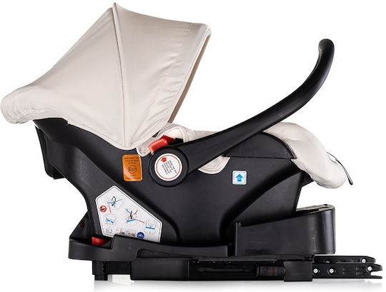 Chipolino Aura Baby Car Seat i-Size Biscotta