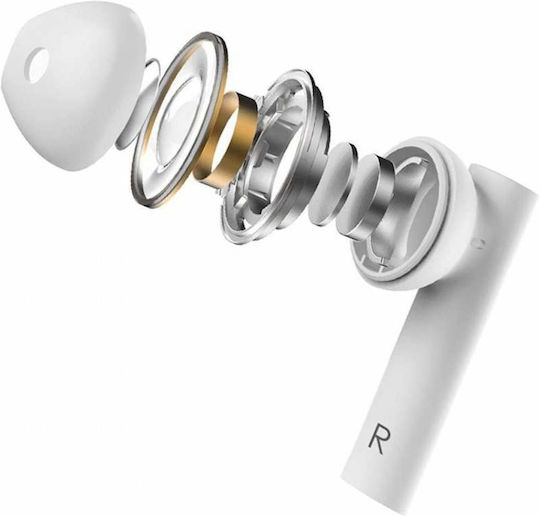 In-Ear Bluetooth-Freisprecheinrichtung Kopfhörer mit Ladeetui Weiß
