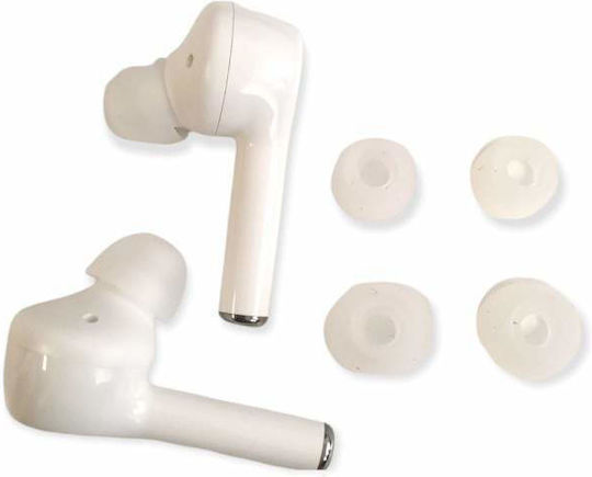 In-Ear Bluetooth-Freisprecheinrichtung Kopfhörer mit Ladeetui Weiß