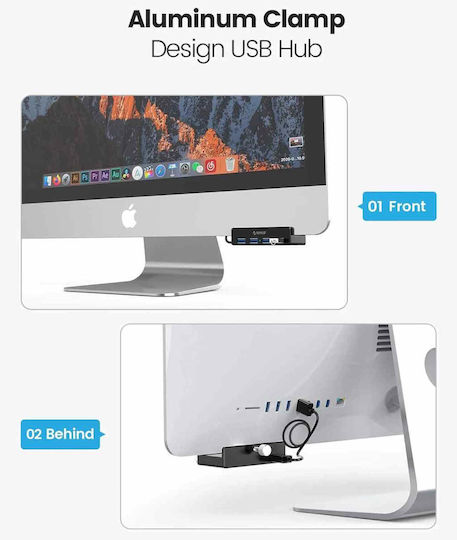 Orico MH4PU-P Hub 4 Θυρών USB 3.0 με σύνδεση USB-A