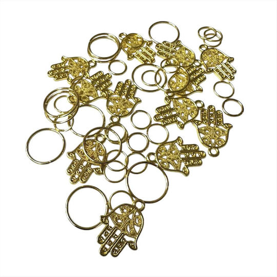 Decorative Hair Rings Hand Gold Cosmofan