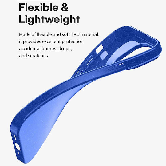 Jelly Wallet Πλαστικό / Σιλικόνης / Δερμάτινο Μπλε (iPhone 13 mini)