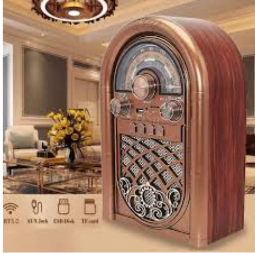 R-1950BTL Retro Επιτραπέζιο Ραδιόφωνο Επαναφορτιζόμενο με USB Καφέ