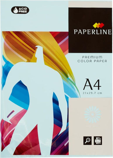 Paperline Premium Color Paper Printing Paper A4 80gr/m² 500 sheets Light Blue