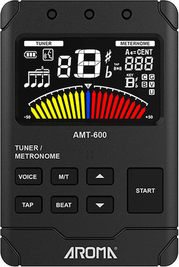 Aroma Tuner / Metronom AMT600 în Culoare Negru