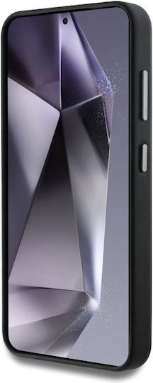 DKNY Leather Heart Of Ny Case Umschlag Rückseite Leder / Kunststoff / Synthetisches Leder / Silikon Schwarz (Galaxy S25)