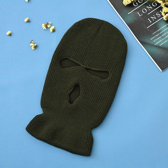 Universelle Kapuze mit 3 anatomischen Öffnungen, Farbe Grün Khaki