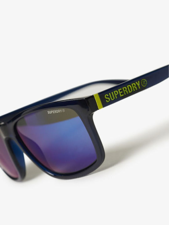 Superdry Sunglasses Μαύρα with Acetate Frame & Blue Lens Superdry Sunglasses Μαύρα with Acetate Frame & Blue Lens