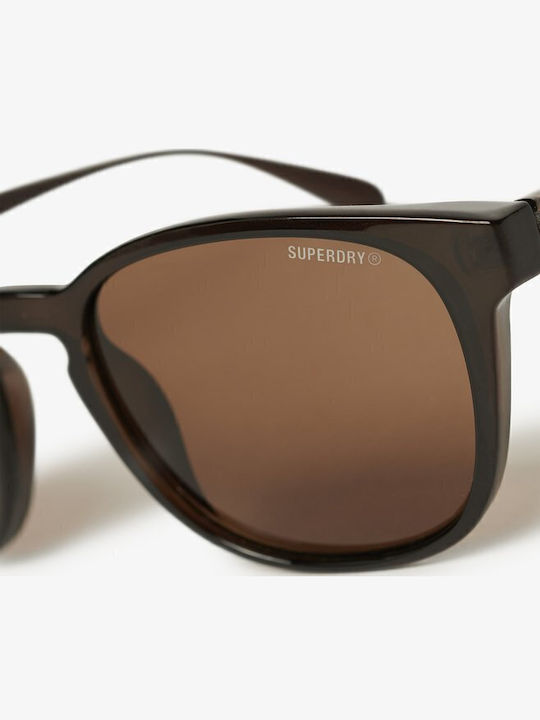 Superdry Sunglasses Brown with Acetate Frame & Brown Lens Superdry Sunglasses Brown with Acetate Frame & Brown Lens