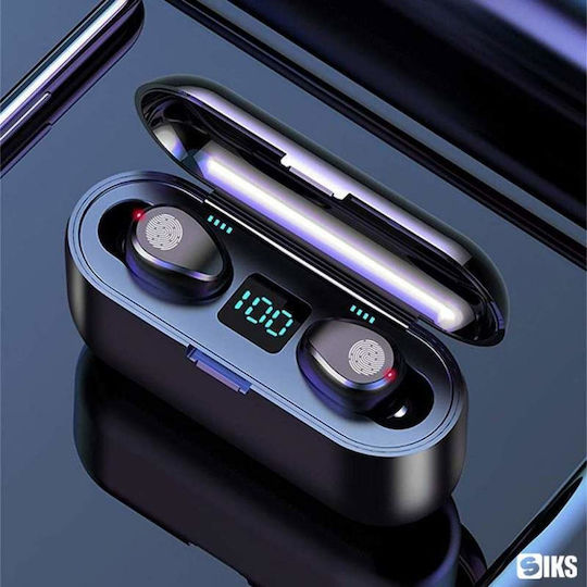 T20 Earbud Bluetooth Handsfree Căști cu Rezistență la Transpirație și Carcasă de Încărcare Intelligent LED Display
