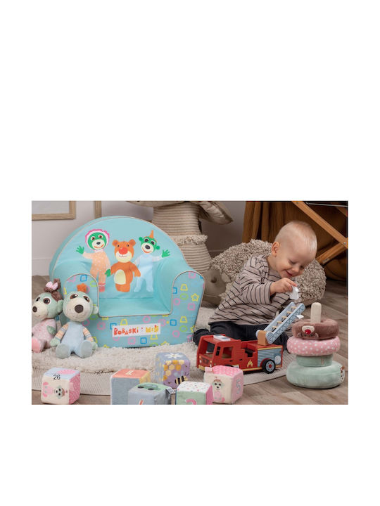 Kids Armchair with Armrests Pink 42x52x32cm
