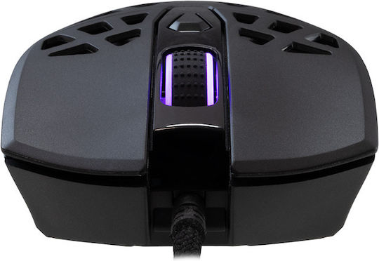 White Shark Caradoc GM-5018 RGB Геймърска Мишка 7200 DPI Черен