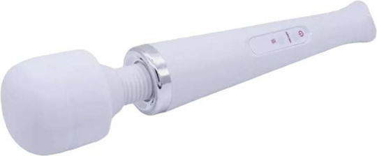 Flexibler Kopf Vibrator Klitorale Stimulation Siks Weiche Silikonspitze 10 Vibrationsmodi Massage Wasserdicht Abmessungen 32 x 6 cm Weiß