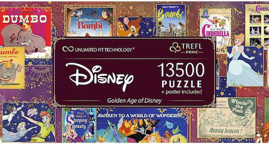 Prime Disney Golden Age Of Disney Puzzle 2D 13500 Pieces