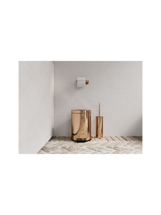 Verdi Single Wall-Mounted Bathroom Rail ​29x4.4cm Copper