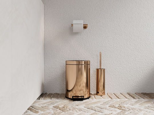 Verdi Ράγα Μπάνιου Μονή Επιτοίχια με Βίδες ​40x40cm Χάλκινη