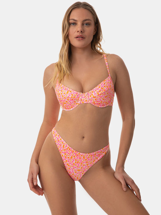 Costum De Baie V Slip Fără Cusături Sorbet Sorbet