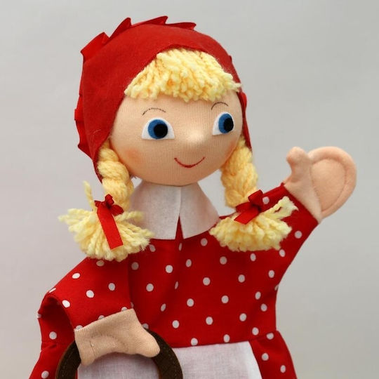Rotkäppchen-Handpuppe 30 cm
