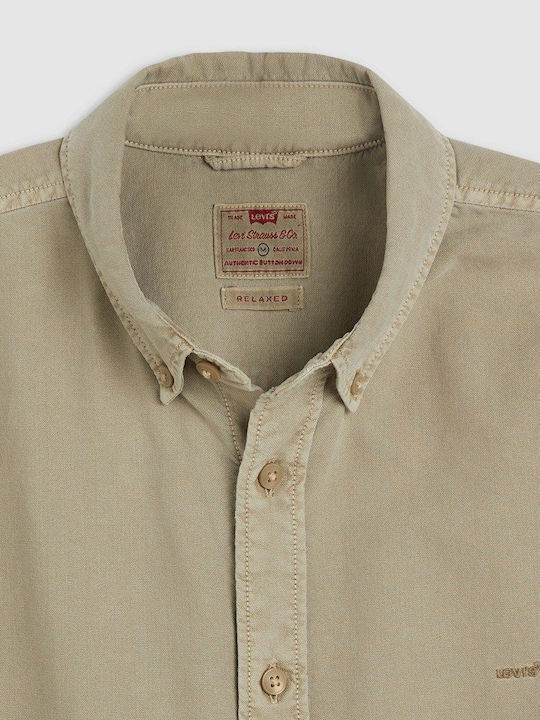 Authentic Short-sleeved Cotton Shirt Neutrals