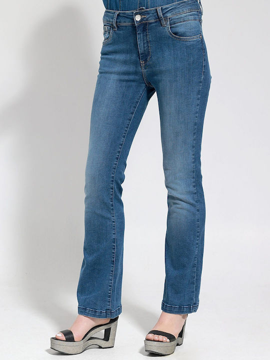Damenjeans Schlaghose Blue
